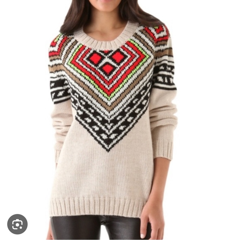 Mara Hoffman Intarsia Knit Sweater
